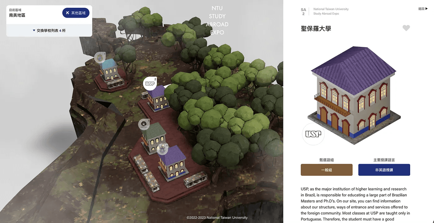 南美洲地區 — 聖保羅大學(Modal)